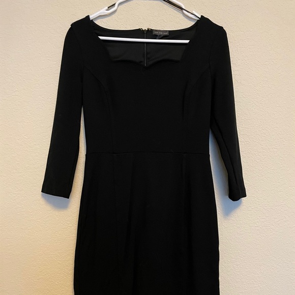 The Limited Dresses & Skirts - Black scalloped neck dress